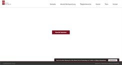 Desktop Screenshot of kanzlei-dr-strutz.de