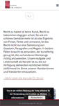 Mobile Screenshot of kanzlei-dr-strutz.de